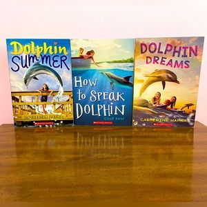 🐬💦3 Books about Dolphins!!💦🐬 with free 3D bookmark
